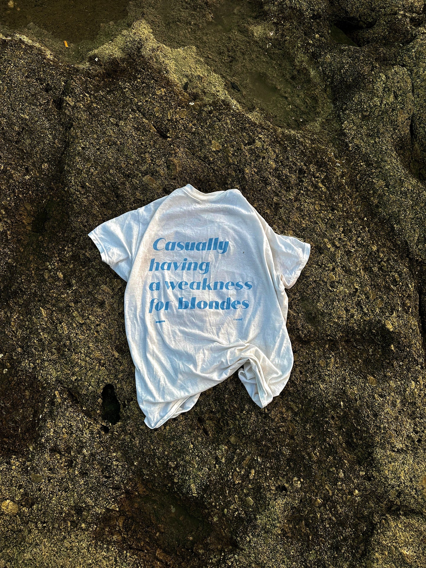 CASUALLY HAVING A WEAKNESS FOR BLONDES