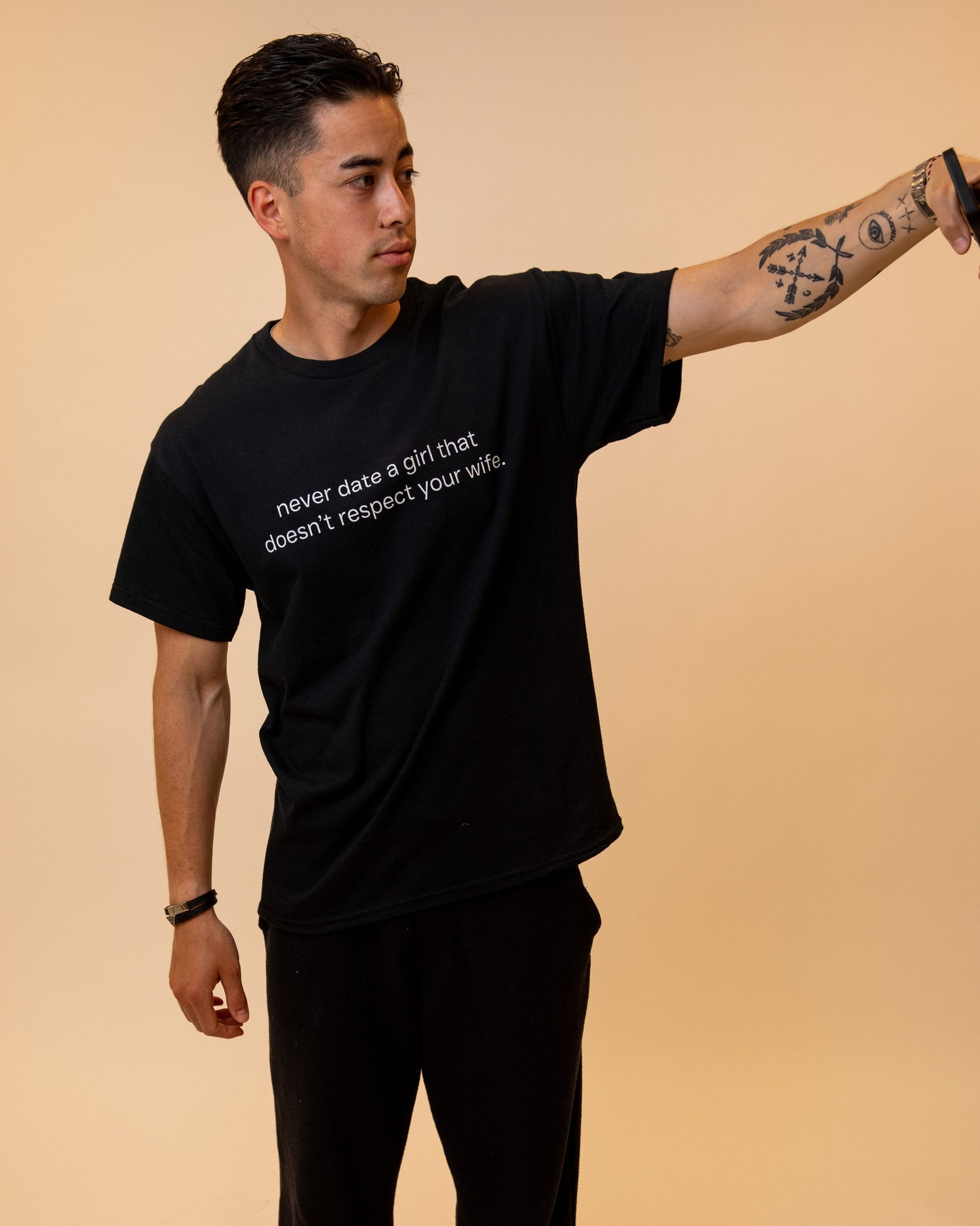 NEVER DATE A GIRL THAT DOESN'T RESPECT YOUR WIFE