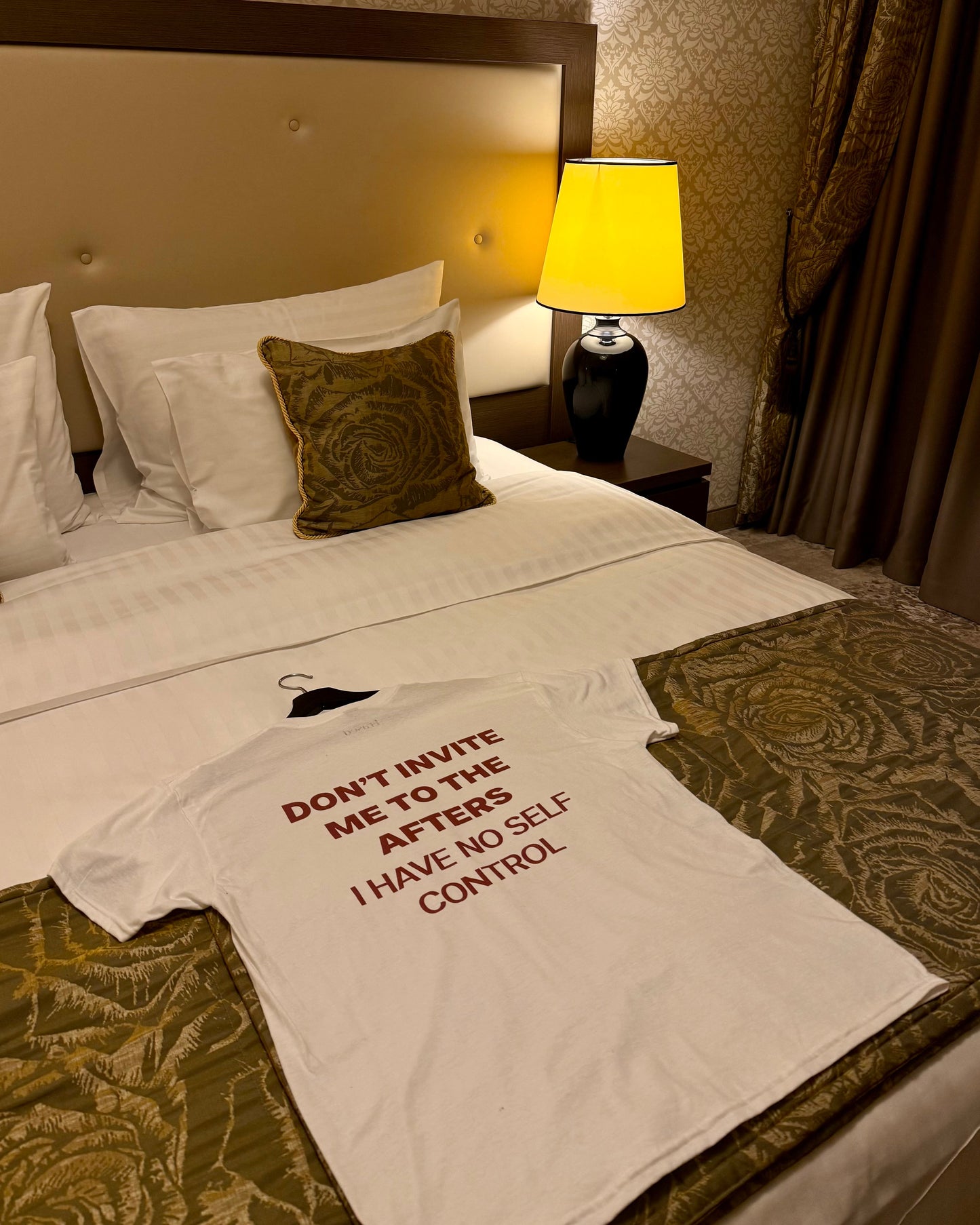 DON'T INVITE ME TO THE AFTERS. I HAVE NO SELF CONTROL