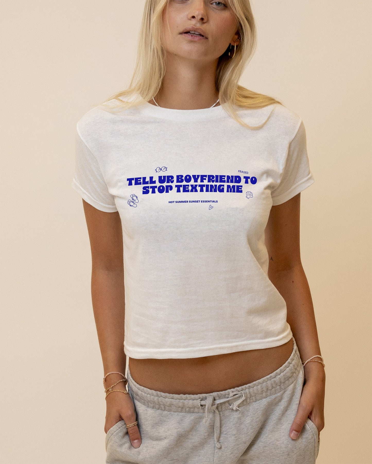 TELL UR BOYFRIEND TO STOP TEXTING ME