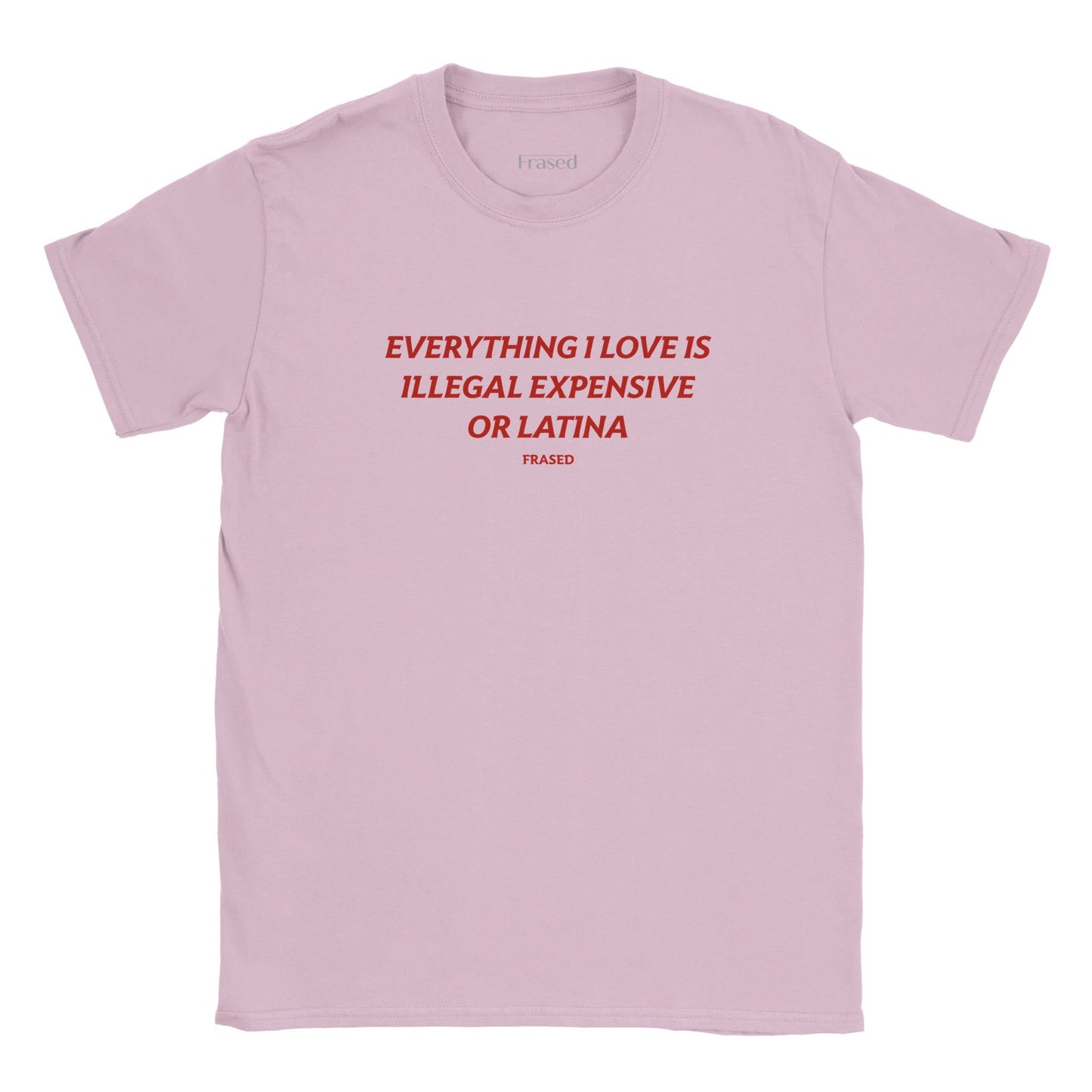 EVERYTHING I LOVE IS ILLEGAL, EXPENSIVE OR LATINA - BABY TEE