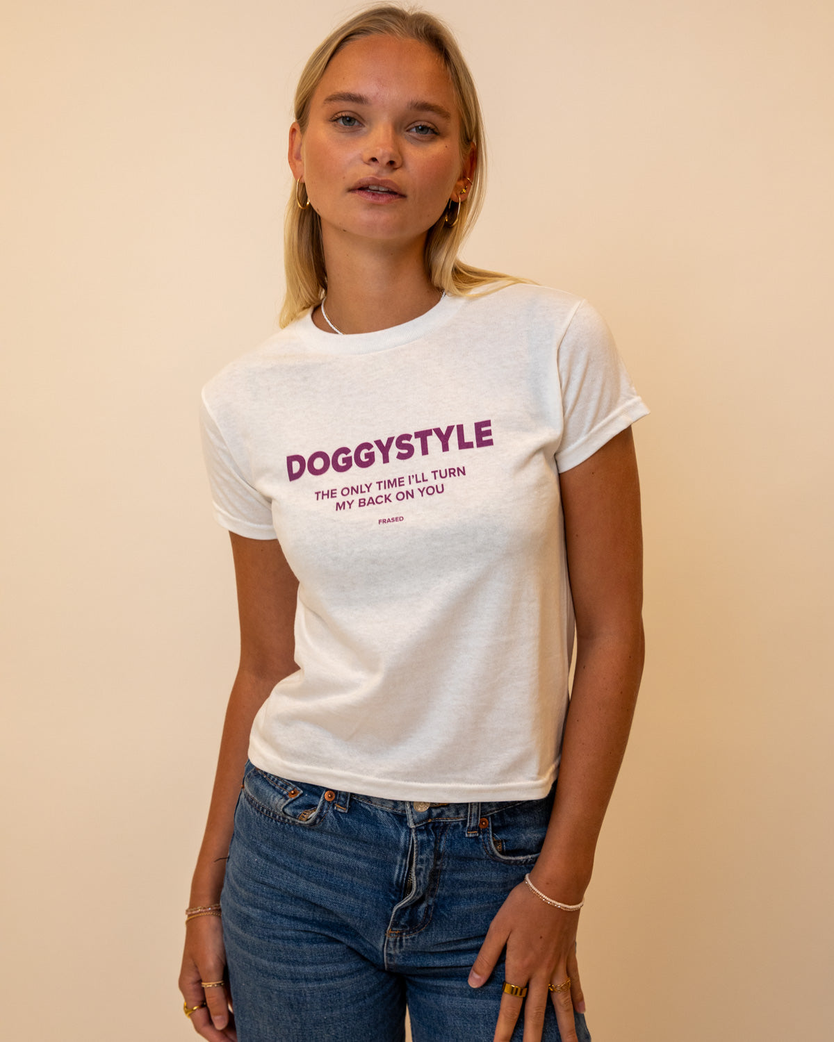 DOGGYSTYLE THE ONLY TIME I'LL TURN MY BACK ON YOU - BABY TEE