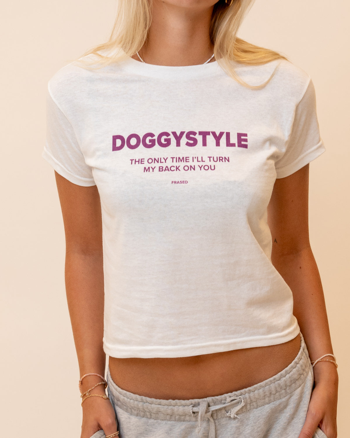 DOGGYSTYLE THE ONLY TIME I'LL TURN MY BACK ON YOU - BABY TEE