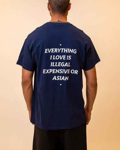 EVERYTHING I LOVE IS ILLEGAL, EXPENSIVE OR ASIAN