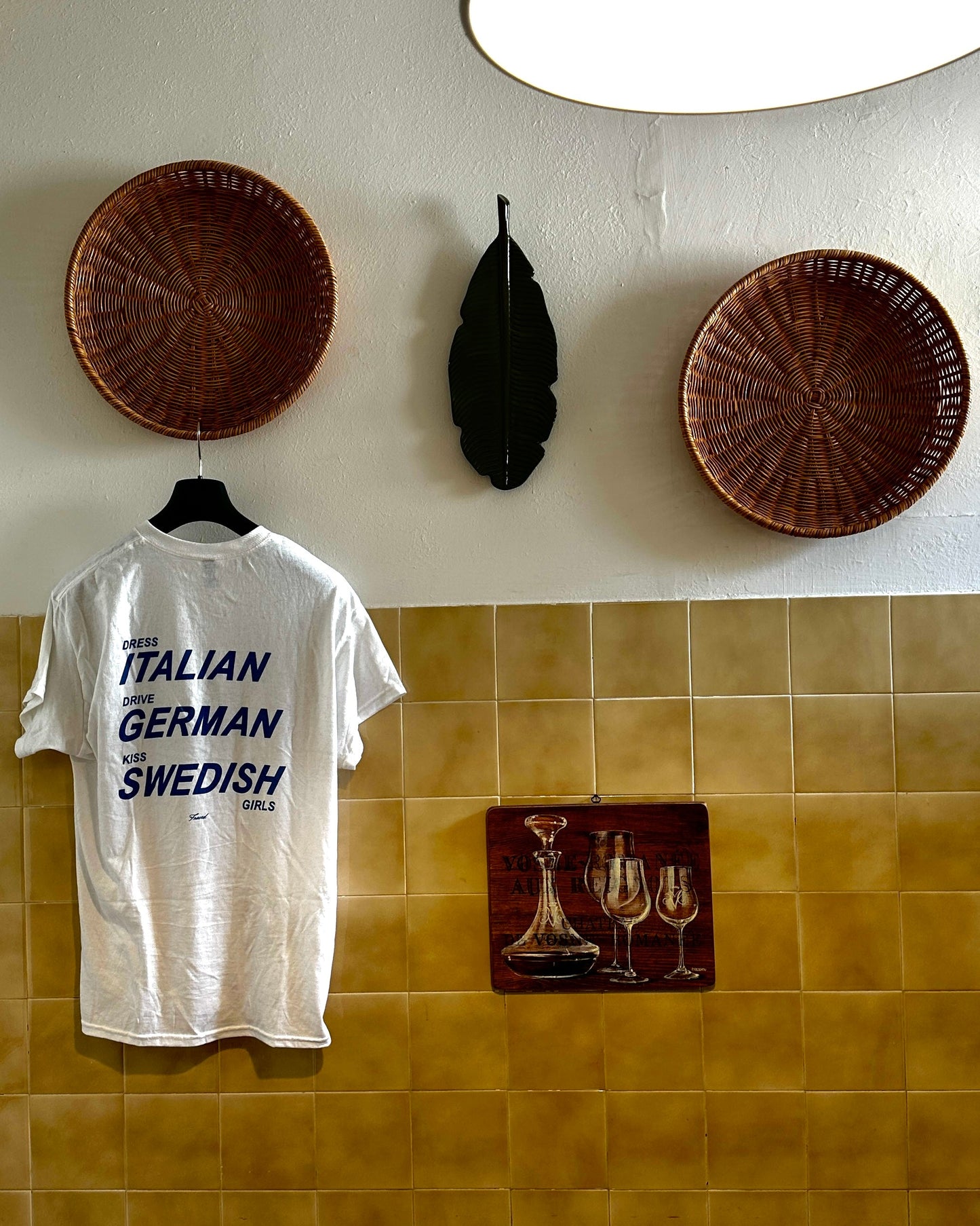 DRESS ITALIAN. DRIVE GERMAN. KISS SWEDISH GIRLS