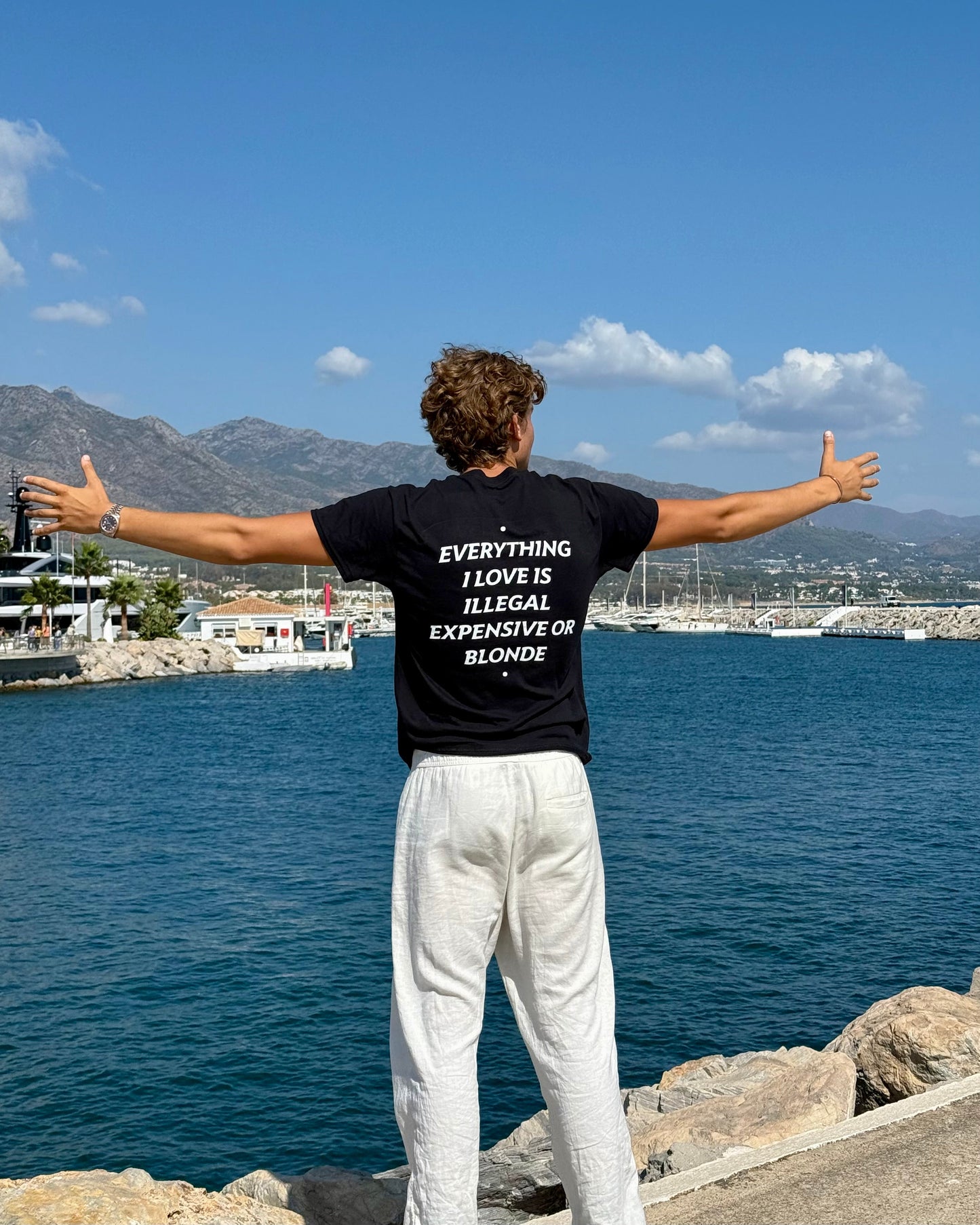 EVERYTHING I LOVE IS ILLEGAL, EXPENSIVE OR BLONDE