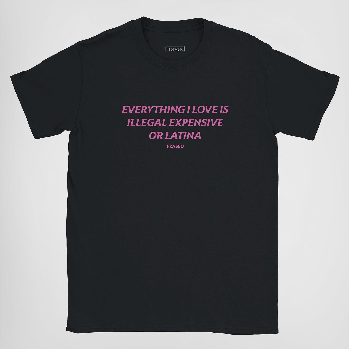 EVERYTHING I LOVE IS ILLEGAL, EXPENSIVE OR LATINA - BABY TEE